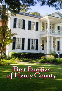 First Families of McDonough & Henry County, GA