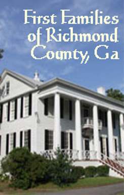 First Families of Augusta & Richmond County, GA